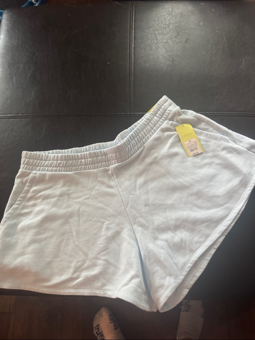 all in motion Light Blue Women's Elastic Waist Athletic Shorts